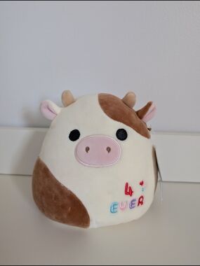 NWT Squishmallows Ronnie The Cow Plush 8 Inches